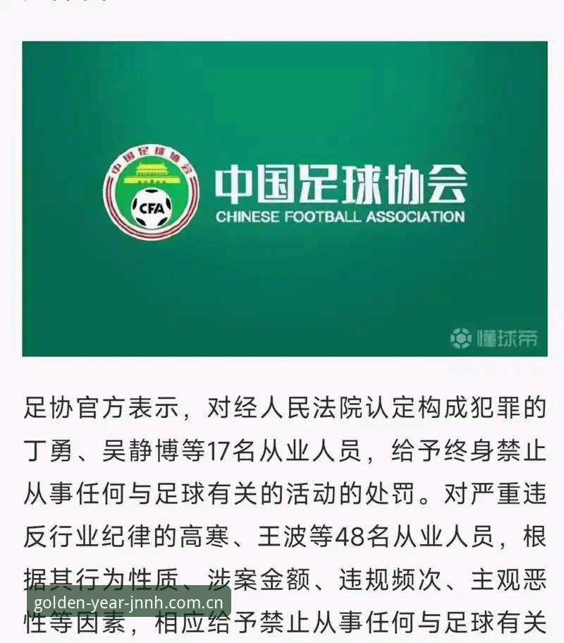 足协第三批禁足名单深度解析：5个关键细节与17人终身禁赛的行业警示